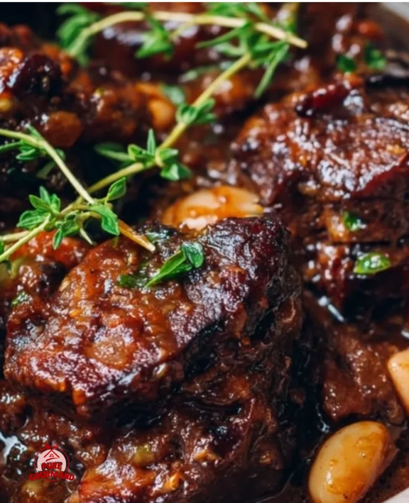 Authentic Jamaican Oxtail slow-braised recipe with tender meat and rich flavors.
