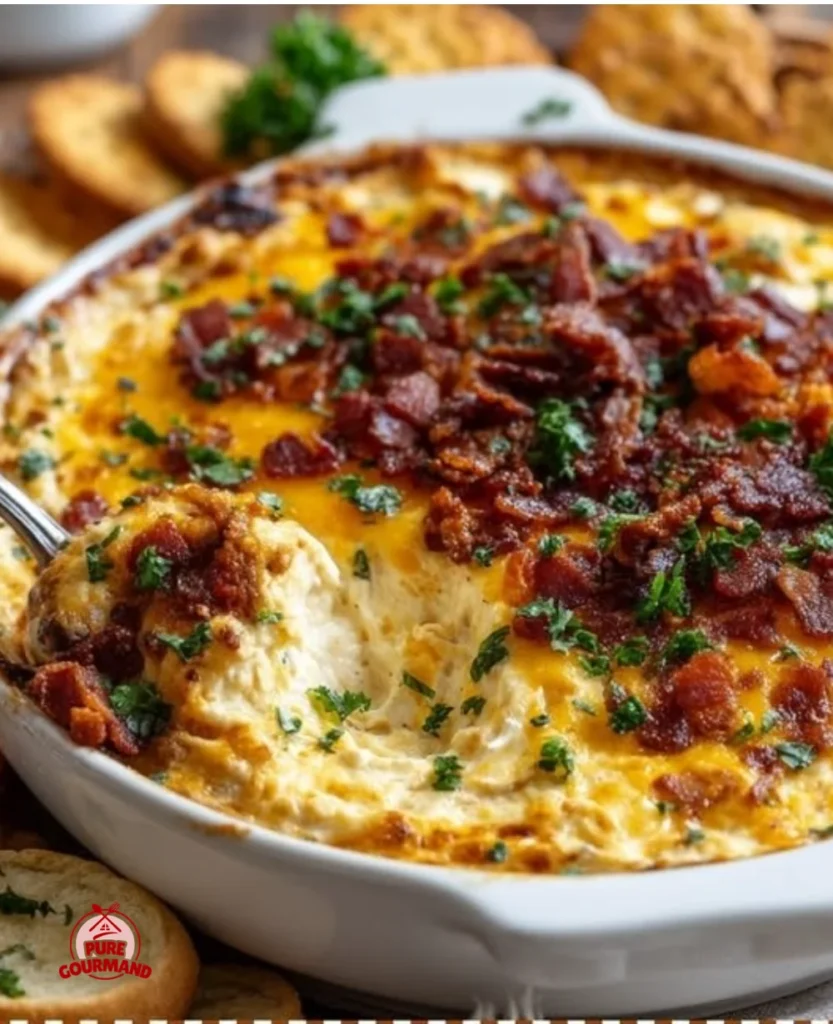 Delicious Hissy Fit Dip served as a party appetizer