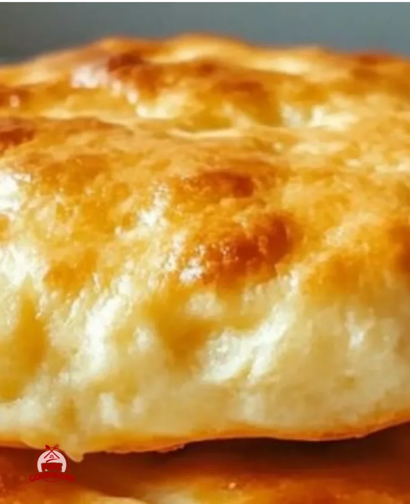 Fluffy cottage cheese cloud bread displayed on a kitchen countertop.