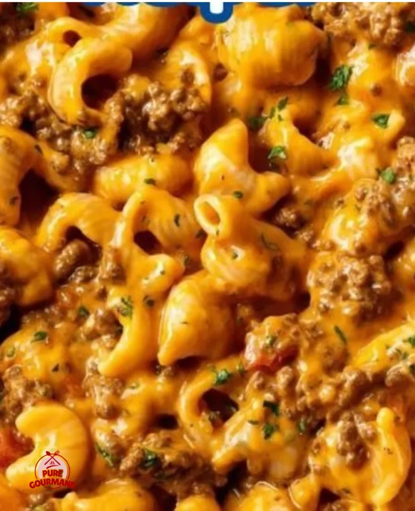 Homemade Hamburger Helper dish served in a bowl, perfect for weeknight meals.
