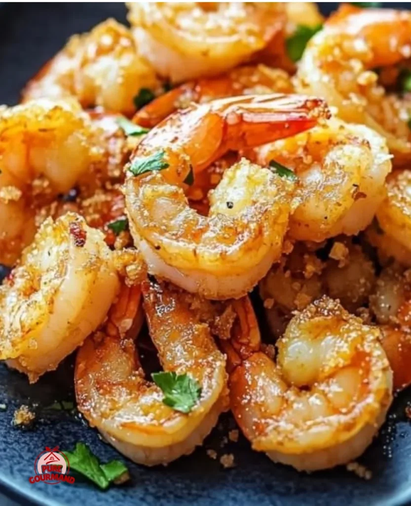 Crispy Hawaiian Garlic Shrimp with tropical seasonings served in a bowl