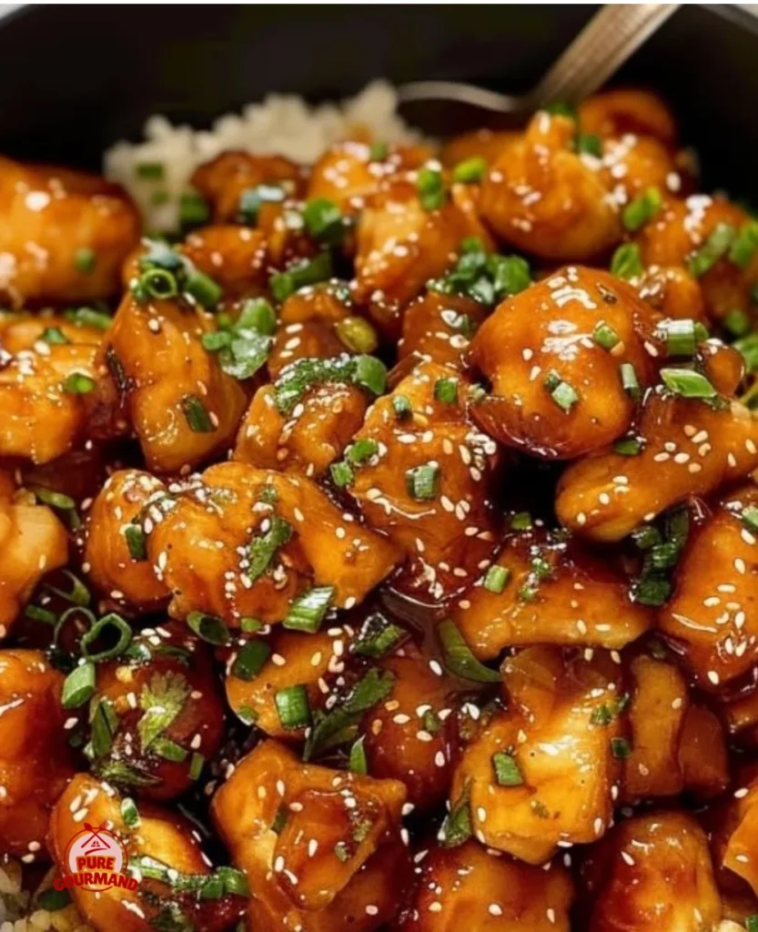Delicious honey garlic chicken served with vegetables on a cozy dinner table