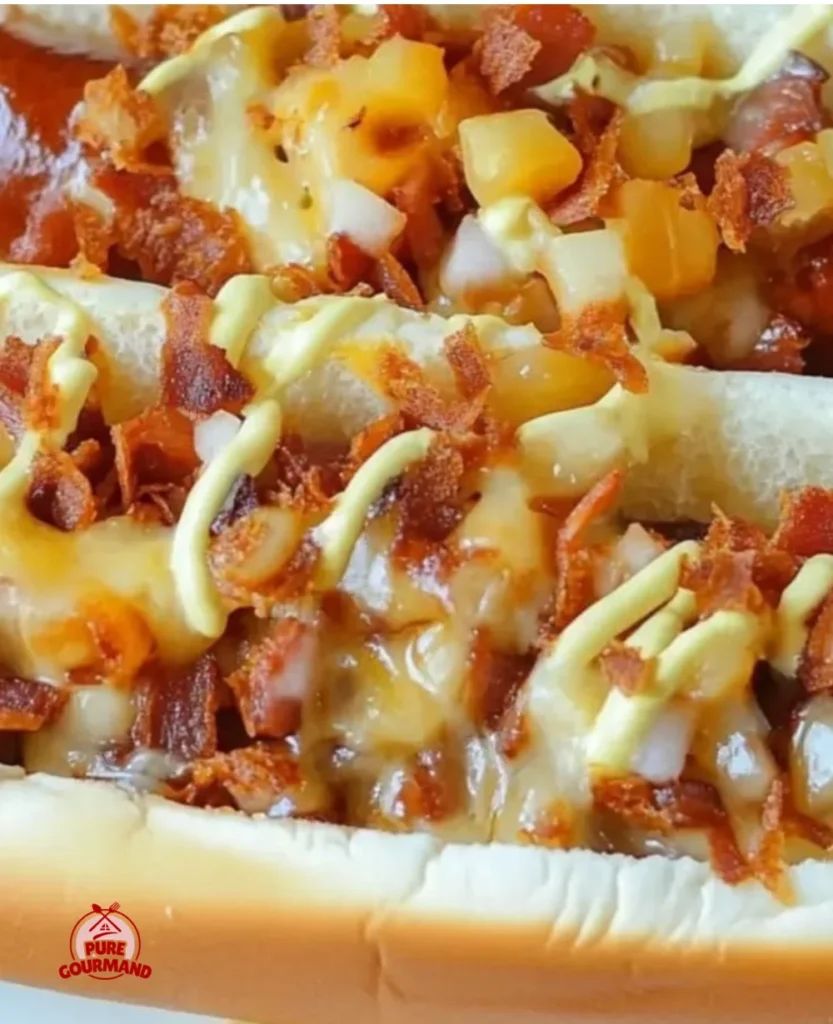 Delicious Hawaiian hot dogs topped with unique flavors and ingredients
