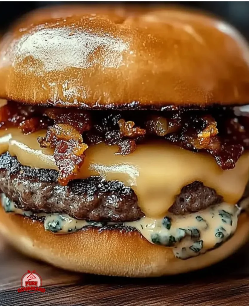 Irresistible juicy smash burgers with tangy baconnaise sauce