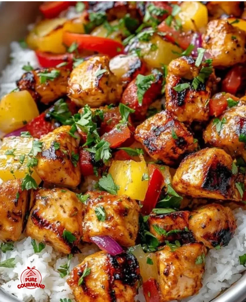 Delicious Hawaiian Chicken Sheet Pan Wonder featuring vibrant vegetables and tropical flavors