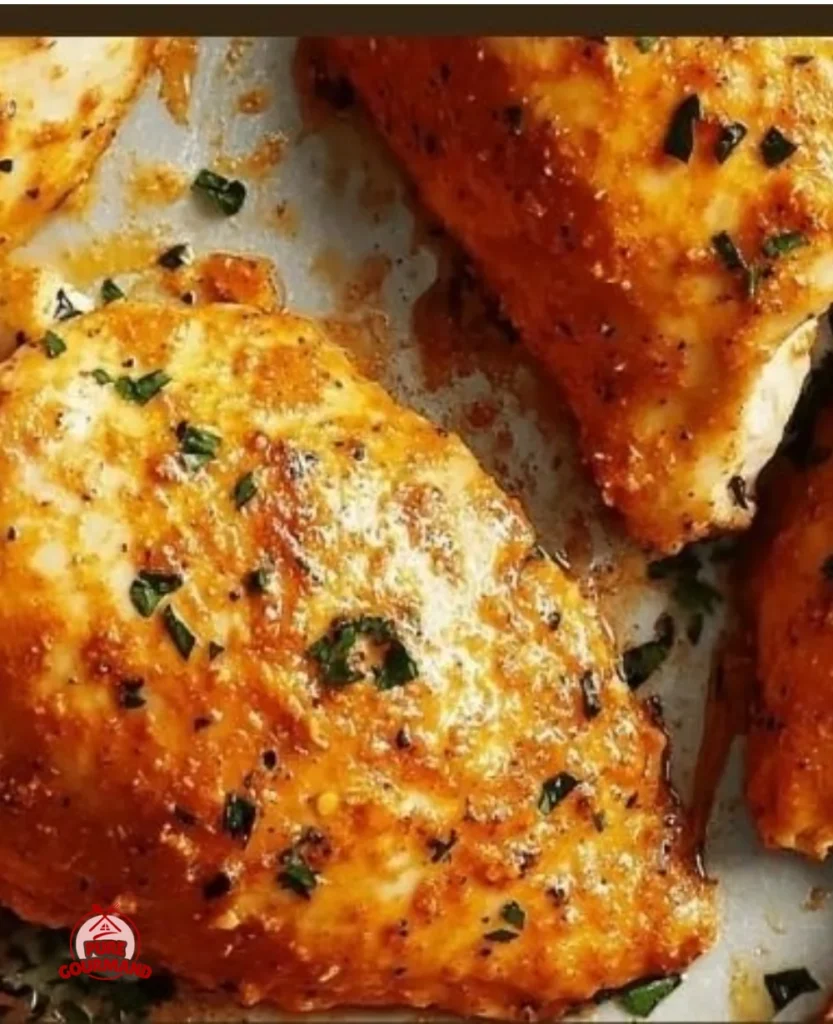 Melt-in-your-mouth chicken dish served with herbs and spices