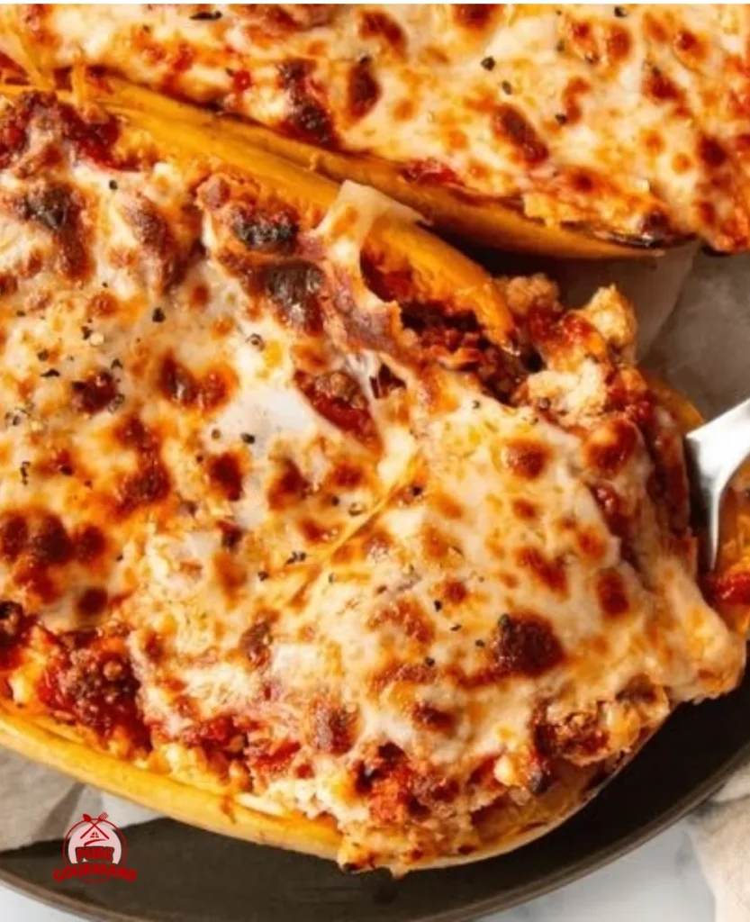Bowl of delicious Million Dollar Spaghetti Squash Noodles ready to serve