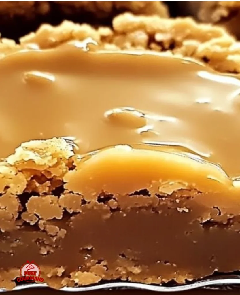 Nostalgic peanut butter cookie bars served on a plate, evoking schoolyard memories