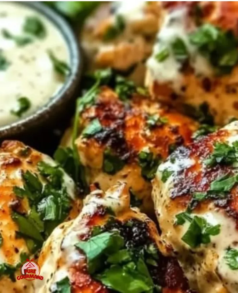 Savory Tahini Chicken dish ready for a healthy dinner in 30 minutes.