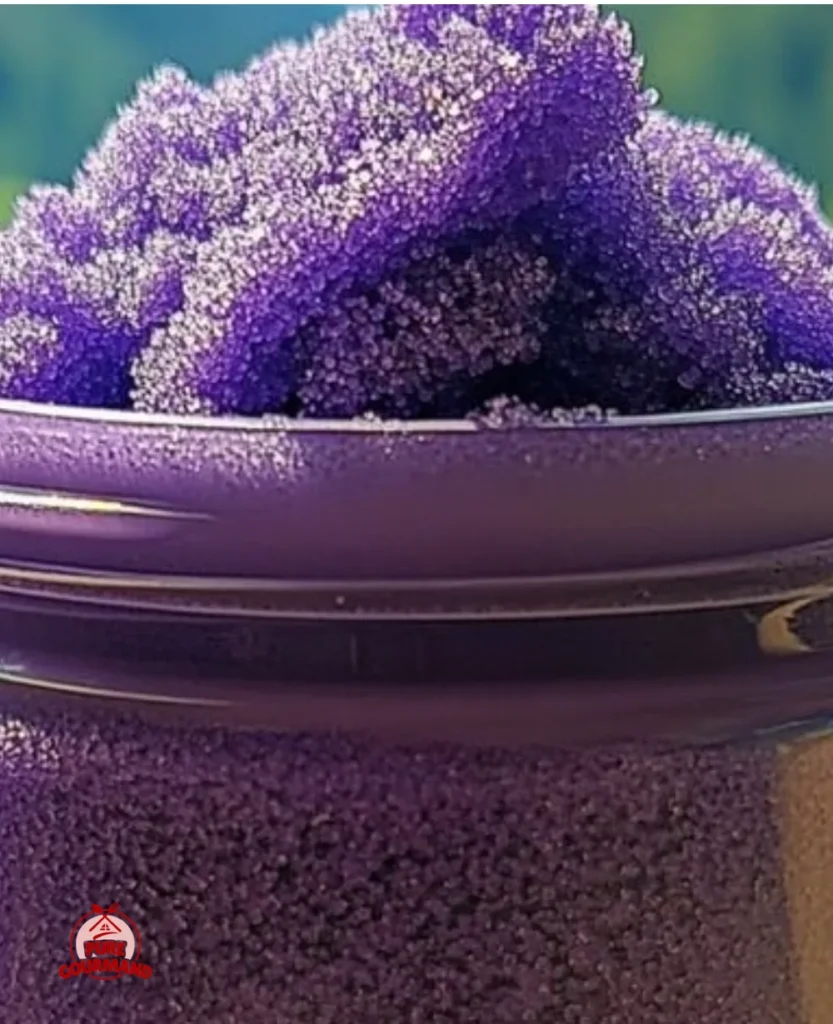 Simple violet sugar for baking decoration and flavor enhancement