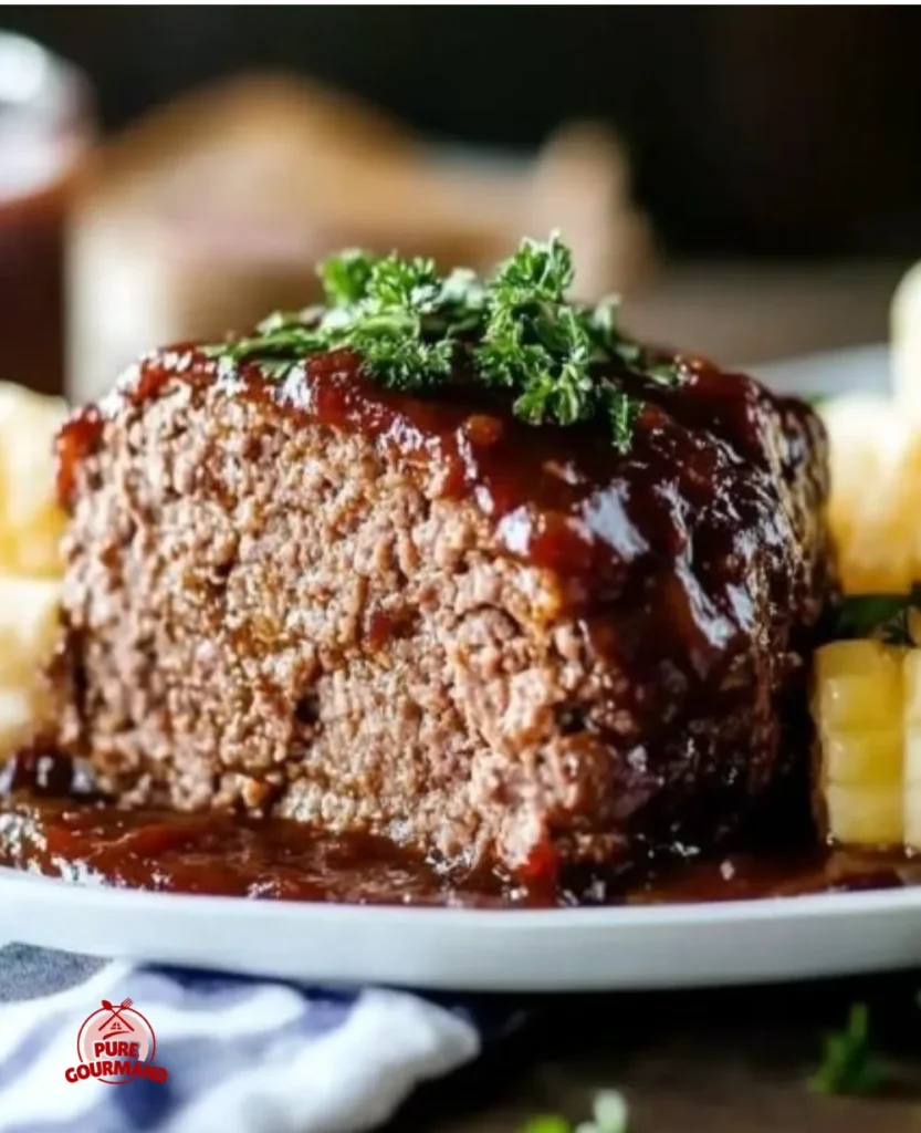 Delicious Southern meatloaf served with sides, a comforting meal for any occasion.