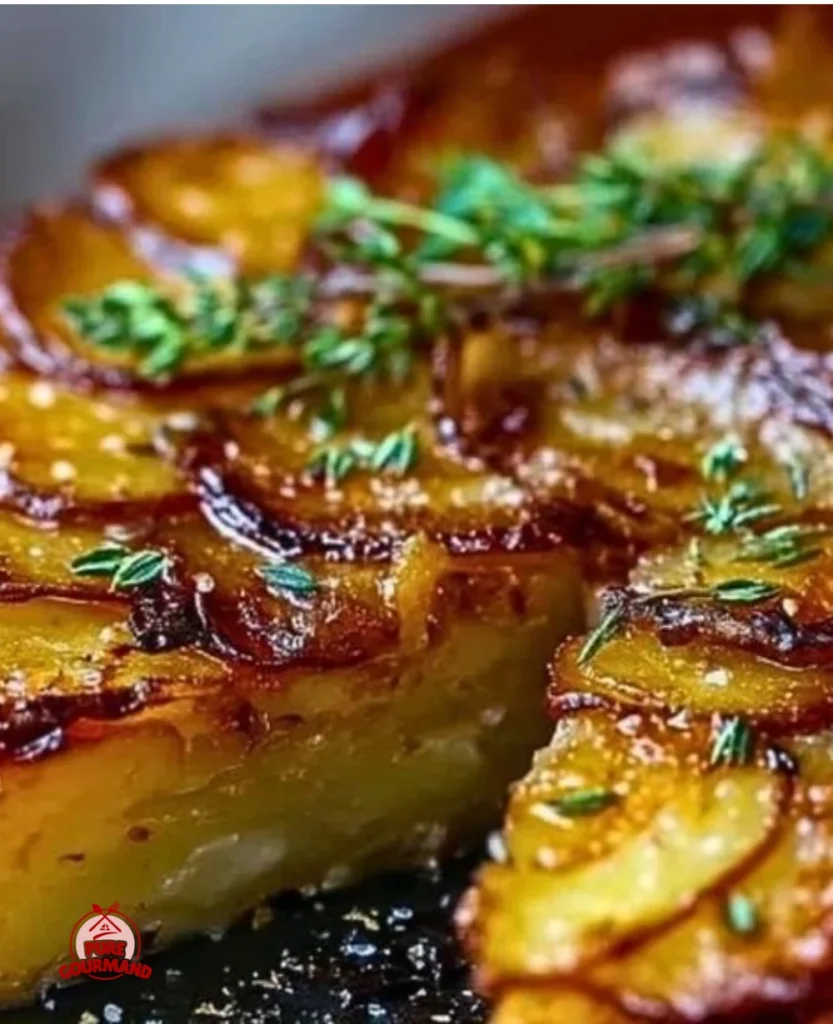 Balsamic glazed potatoes served as a delicious side dish