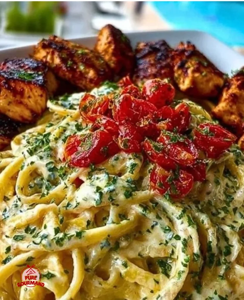 Delicious Cajun Chicken Linguine served in a bowl, showcasing vibrant colors and ingredients.
