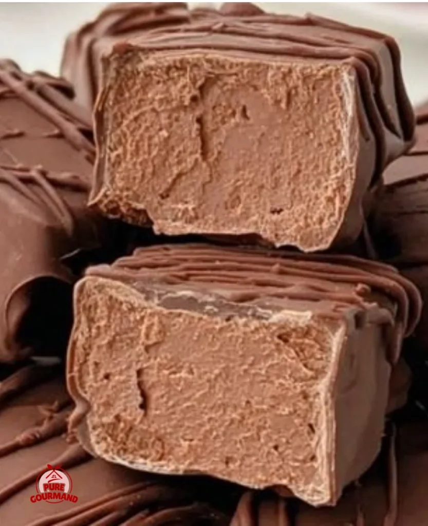 Delicious homemade Cool Whip candy treats ready to serve.