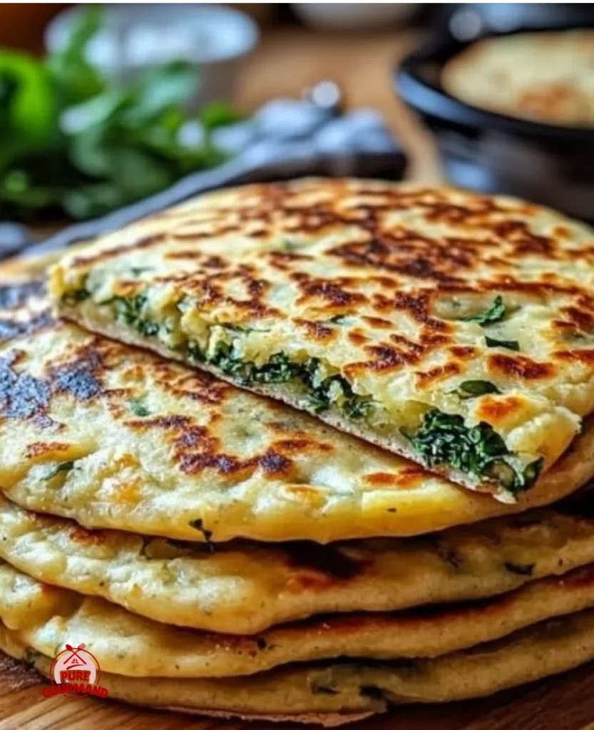 Easy gluten-free chickpea flatbread with nutrient boost recipe