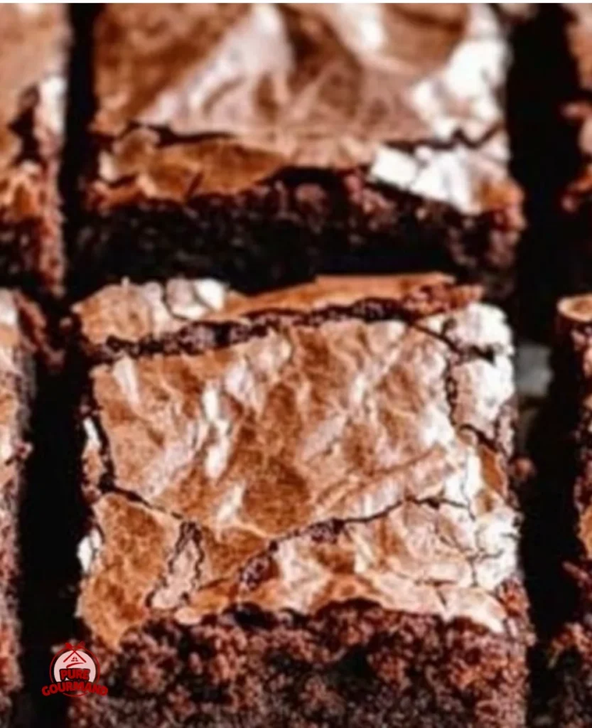 Delicious sourdough brownies made with sourdough discard