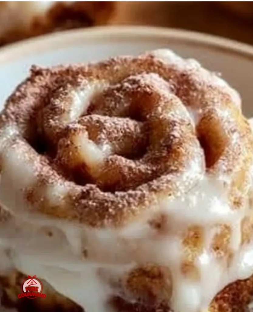 Delicious gluten free cinnamon dessert served in a cozy setting