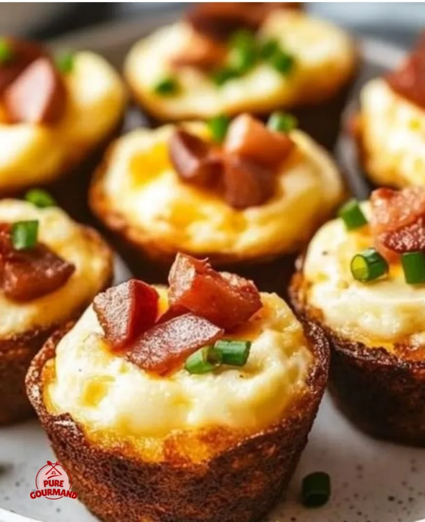 Delicious high protein egg bites served with fresh herbs and vegetables.