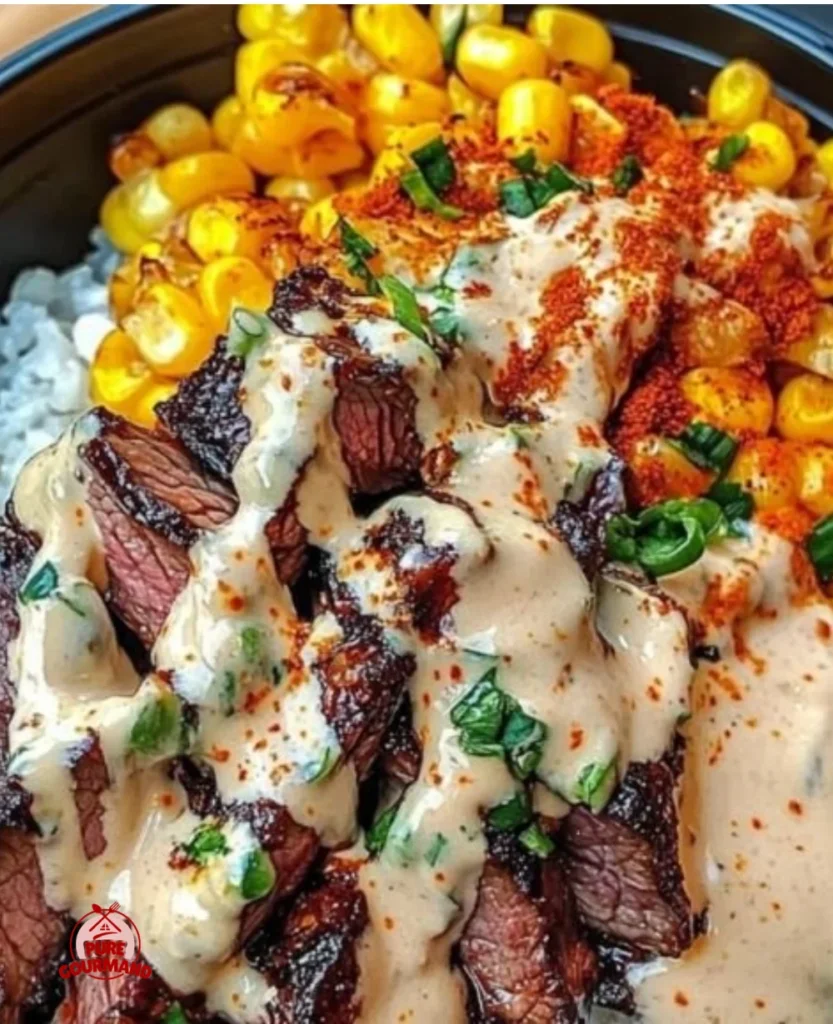 Delicious Korean BBQ Beef Bowl garnished with vegetables and sesame seeds