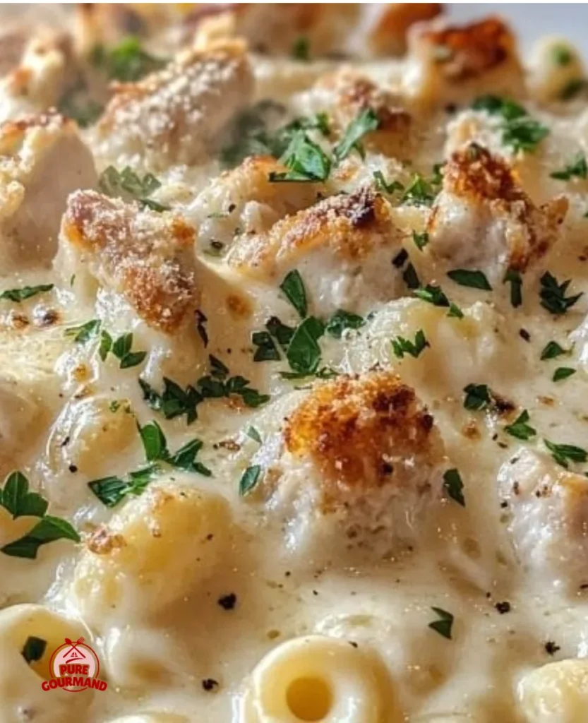 Low Calorie High Protein Mac and Cheese dish served in a bowl
