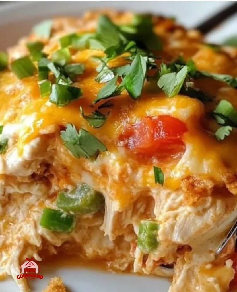 Cheesy Mexican Chicken Casserole in a serving dish, perfect for cozy family meals.