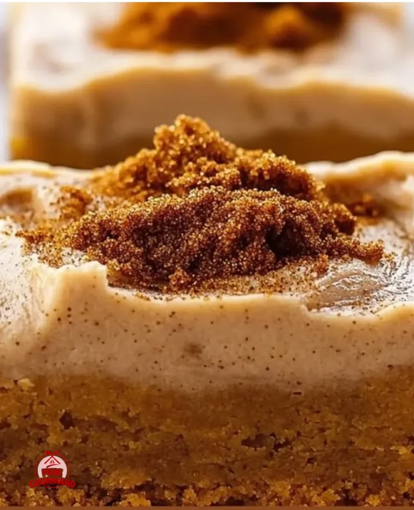 Delicious soft pumpkin bars topped with cream cheese frosting