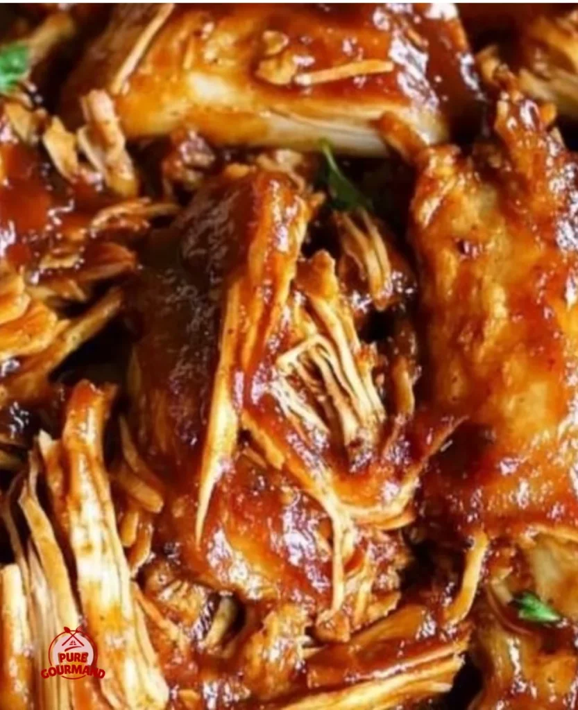 Delicious Crockpot BBQ Chicken served with sides