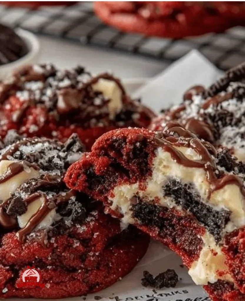 Delicious red velvet Oreo cookies, a perfect crowd-pleasing treat.