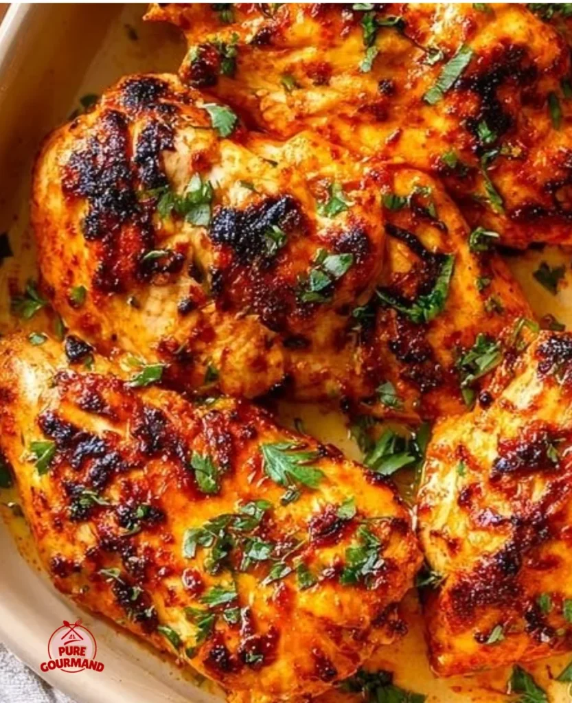 High protein Greek chicken marinade with yogurt for grilling or baking