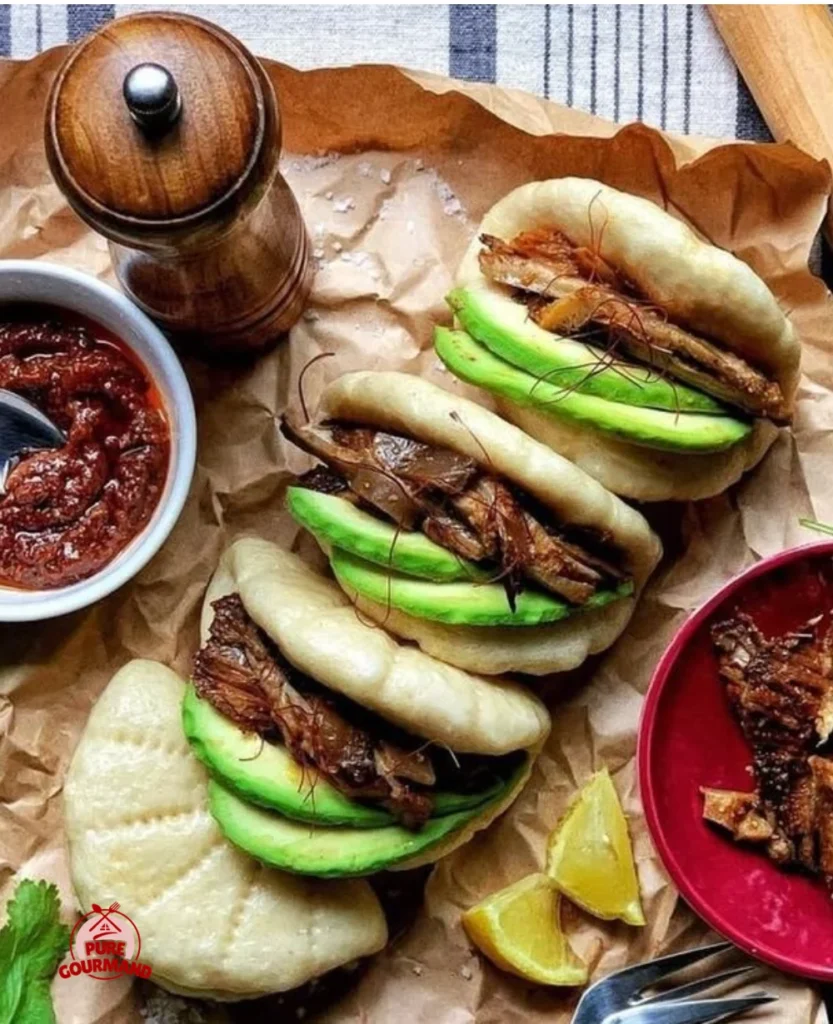 Barcelona-style lotus leaf pancakes recipe featuring He Ye Bing.