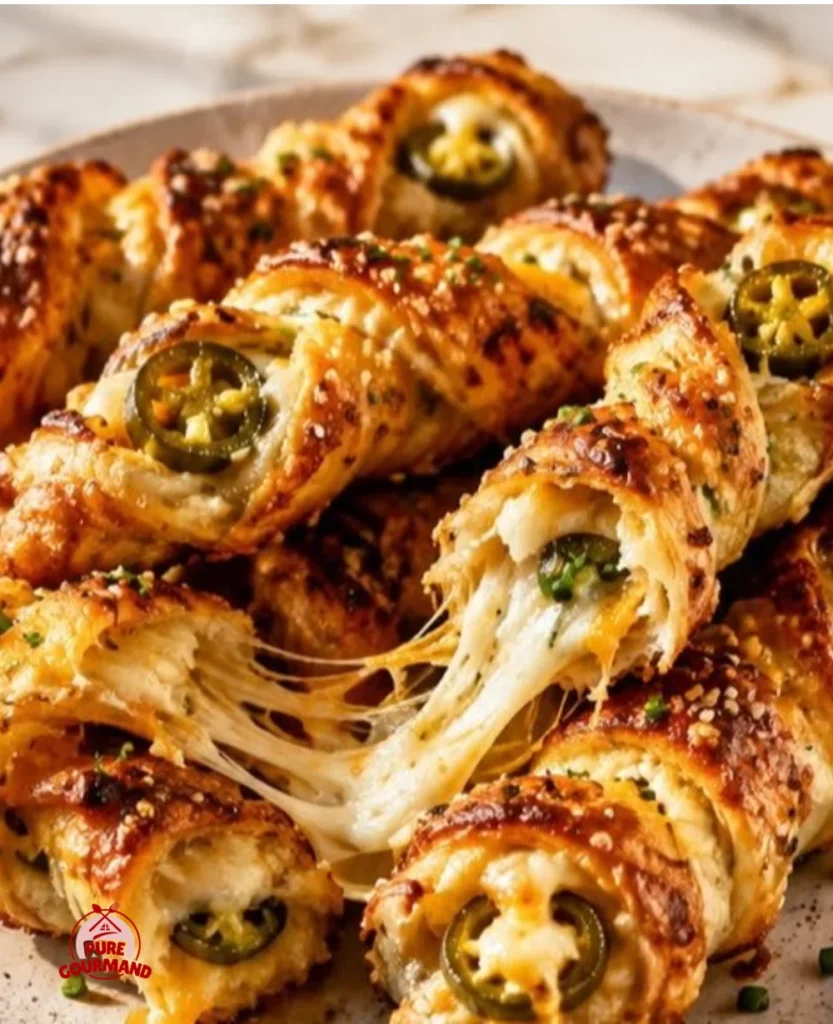 Cream Cheese Jalapeño Bacon Bites served on a platter