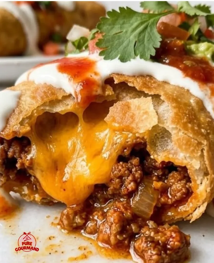 Crispy cheesy dinner served with golden crust and melty cheese