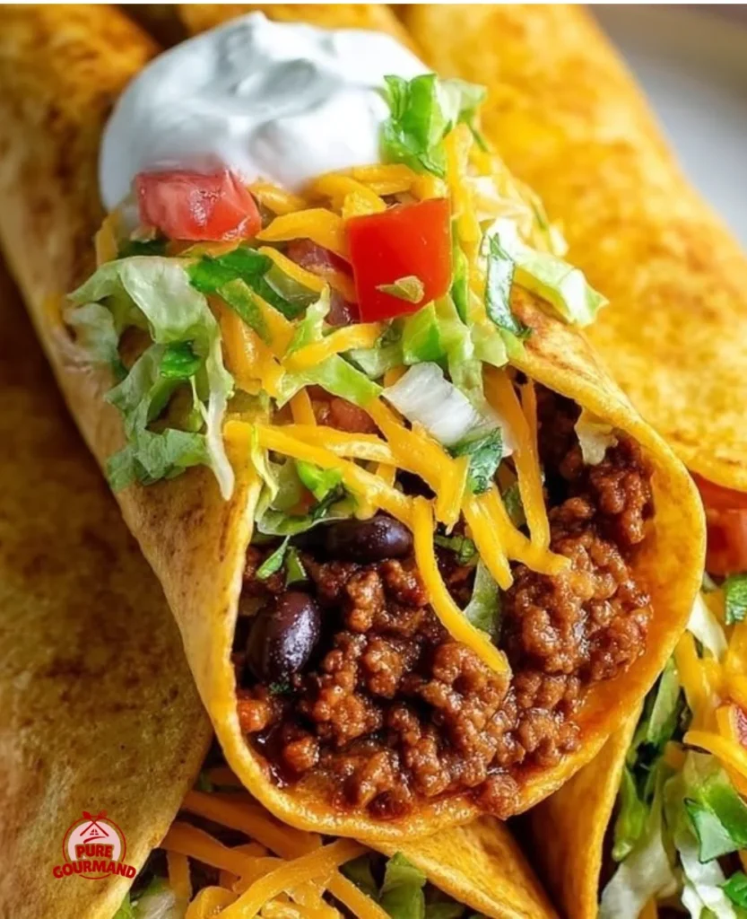 Gluten-free beef burritos filled with fresh ingredients