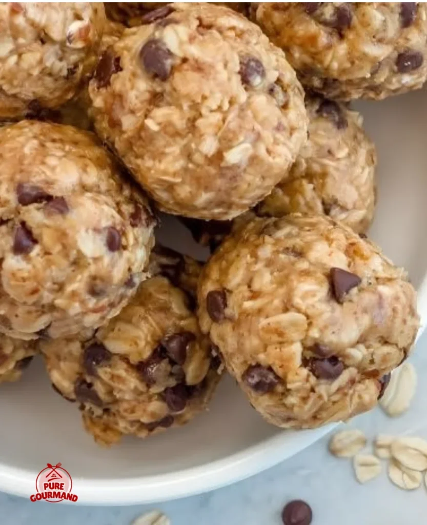 No bake energy balls made with nuts, oats, and dried fruits for a healthy snack.