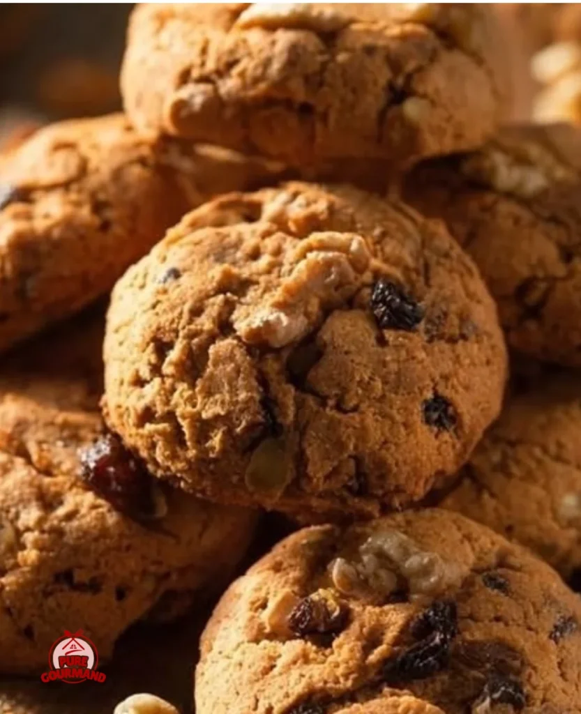 Deliciously baked persimmon cookies on a baking tray