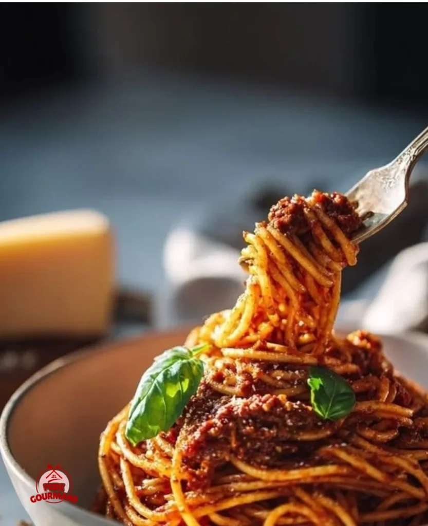 Delicious and healthy spaghetti sauce without meat in a bowl