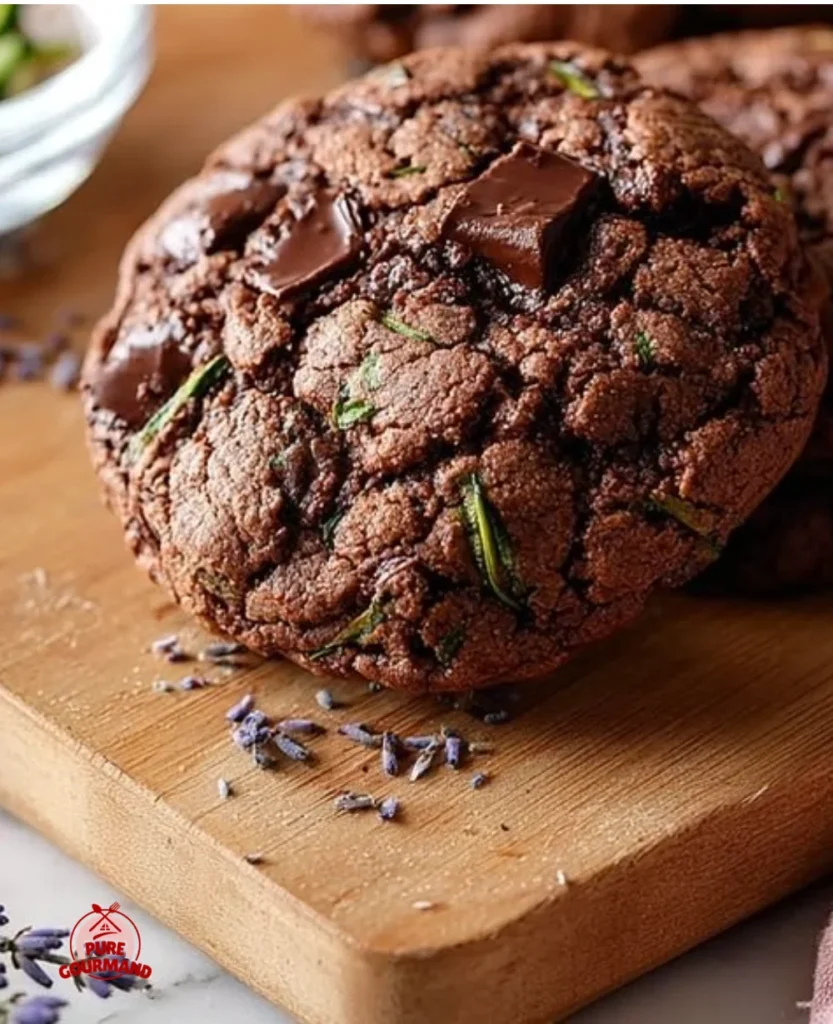 Freshly baked zucchini muffins on a wooden table