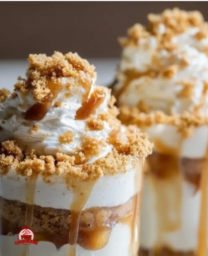 Delicious no-bake McDonald's apple pie dessert cups perfect for any occasion